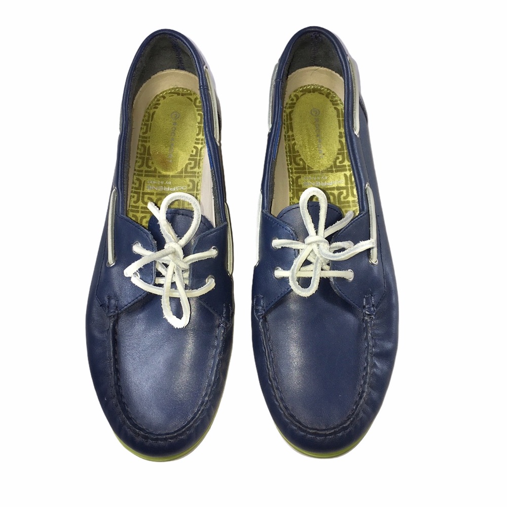 ROCKPORT X ADIDAS Leather Ladies Boat Shoes